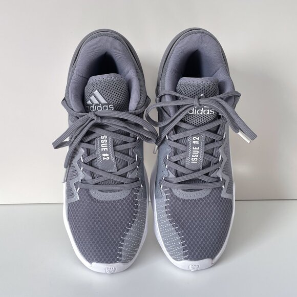 Adidas D.O.N. Issue #2 Steel Grey Size 7.5 - Picture 2 of 15